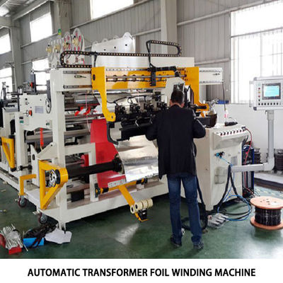 Automatic Copper Foil Winding Machine Making Dry Type Low Voltage Transformer
