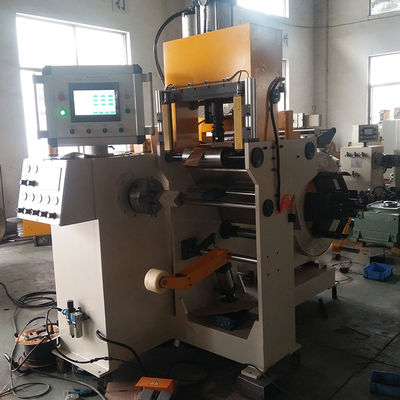 Cold Welding Transformer Foil Winding Machine 200mm Width Copper Leaf Winder