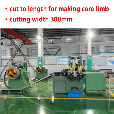 CRGO Silicon Steel Transformer Core Cutting Machine 14kw For Making Core Limb
