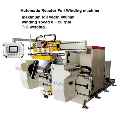 TIG Welding Reactor Copper Foil Winding Machine PLC Servo Motor Driven