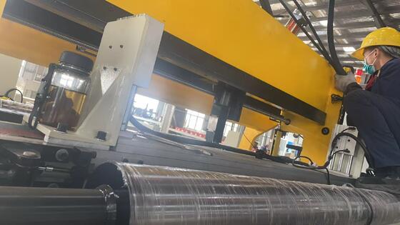 냉간 압착 용접 방식의 자동 동박 권취기, 서보 모터 2개, 22KW 권취 전력