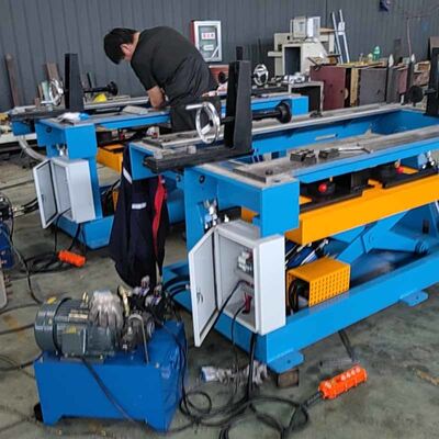 ZPT-3T 3000kg 용량 및 90° 회전 기능으로 2.2KW 모터로 구동되는 수압 아모르프 트랜스포머 코어 스택 테이블